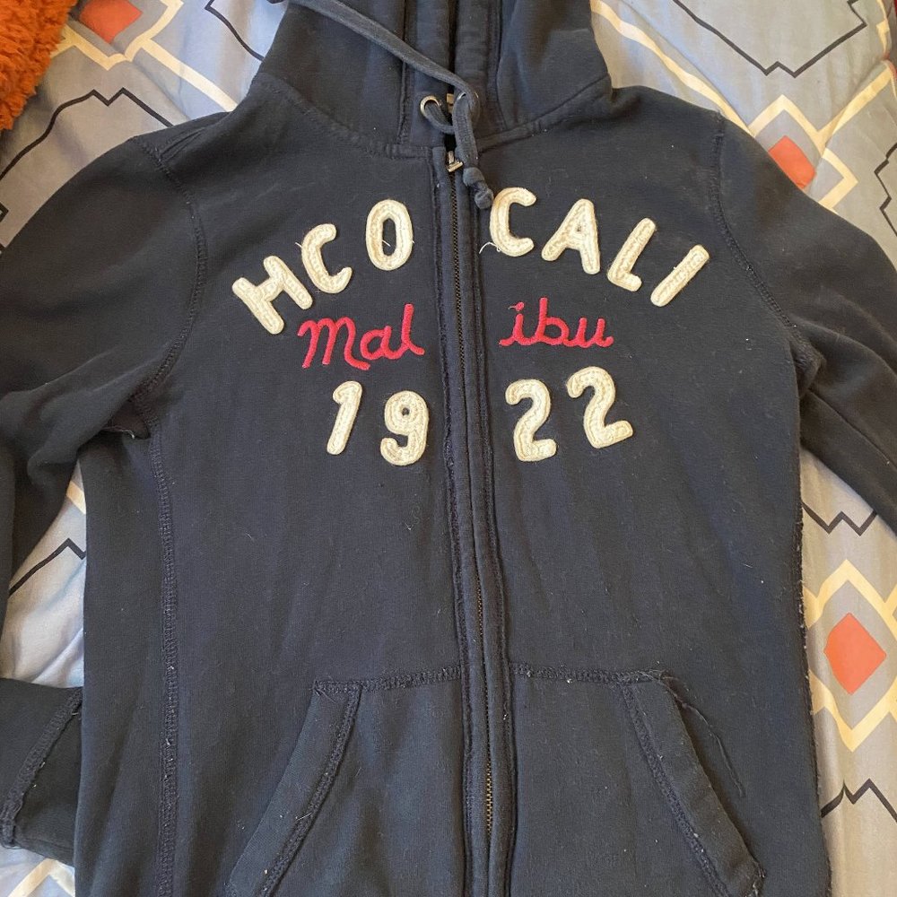 Hollister zip up sweatshirt